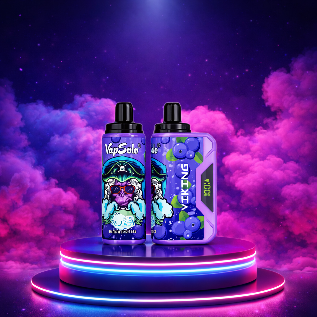 VapSolo Viking 12K vaper con nicotina muchas caladas cigarrillos electrónicos